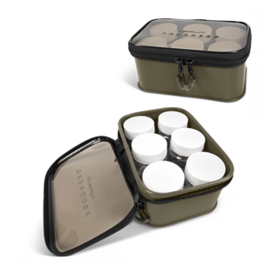 Bolsa Progress EVA Hookbait Pouches 6 Botes