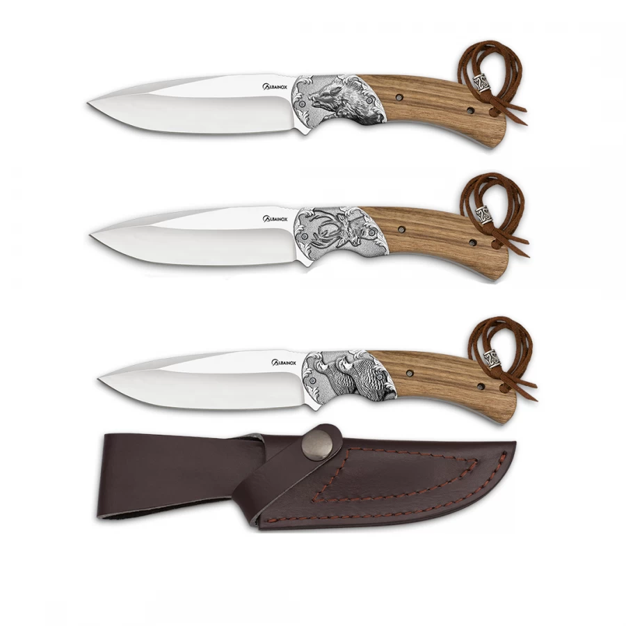 Cuchillo Caza Madera Virola