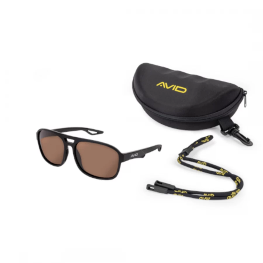 Gafas de sol polarizadas clásicas SeeThru AV con lentes marrones