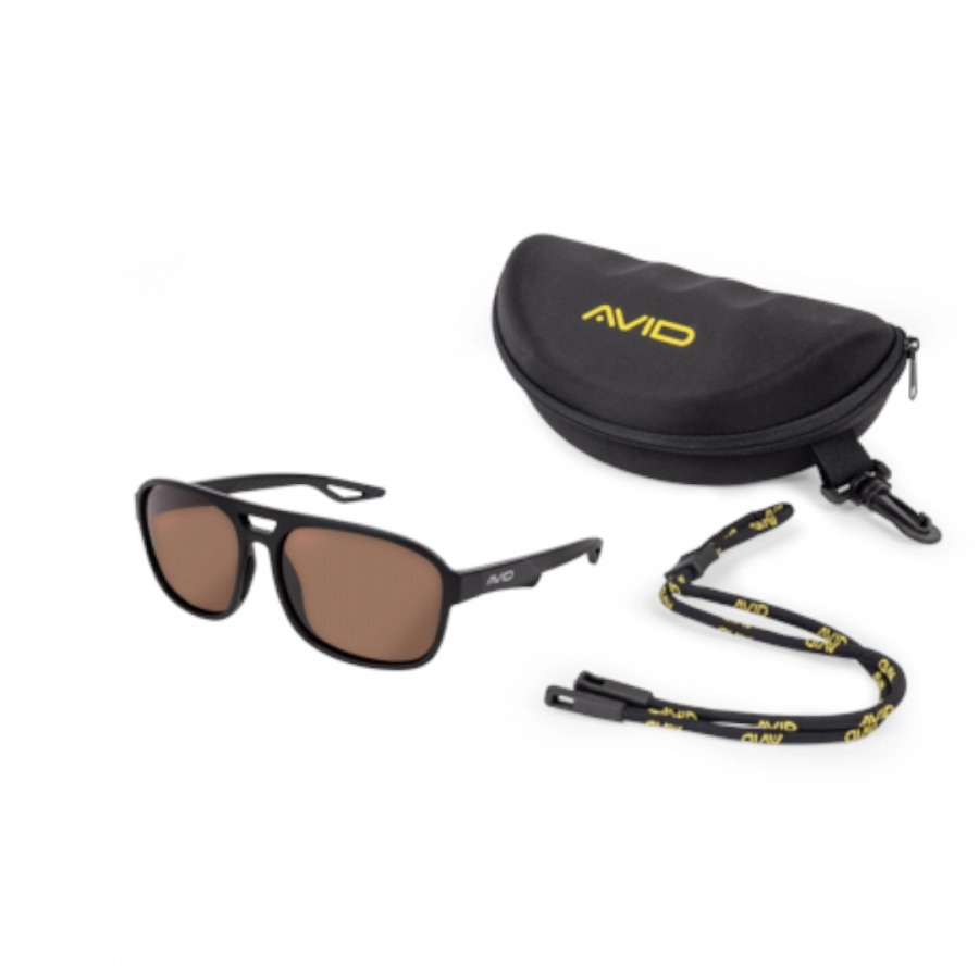 Gafas de sol polarizadas clásicas SeeThru AV con lentes marrones