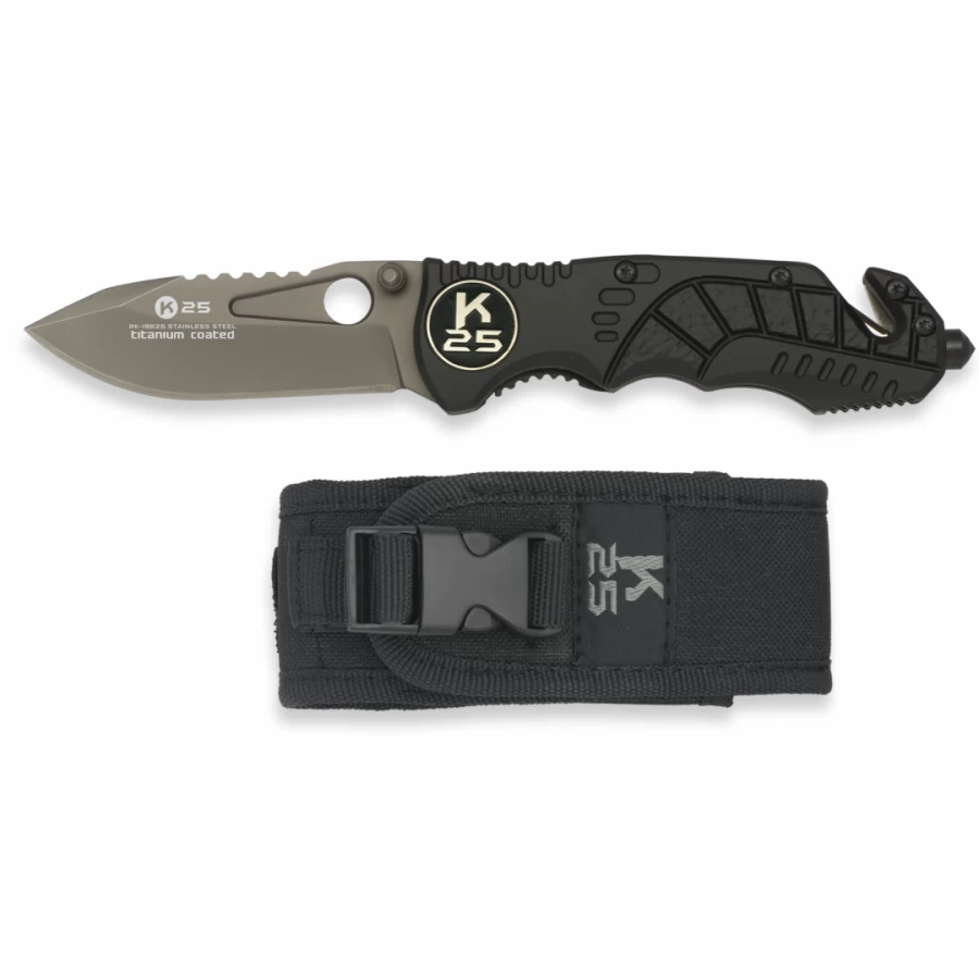 Navaja K25 Titanium Coated. Hoja: 6.7