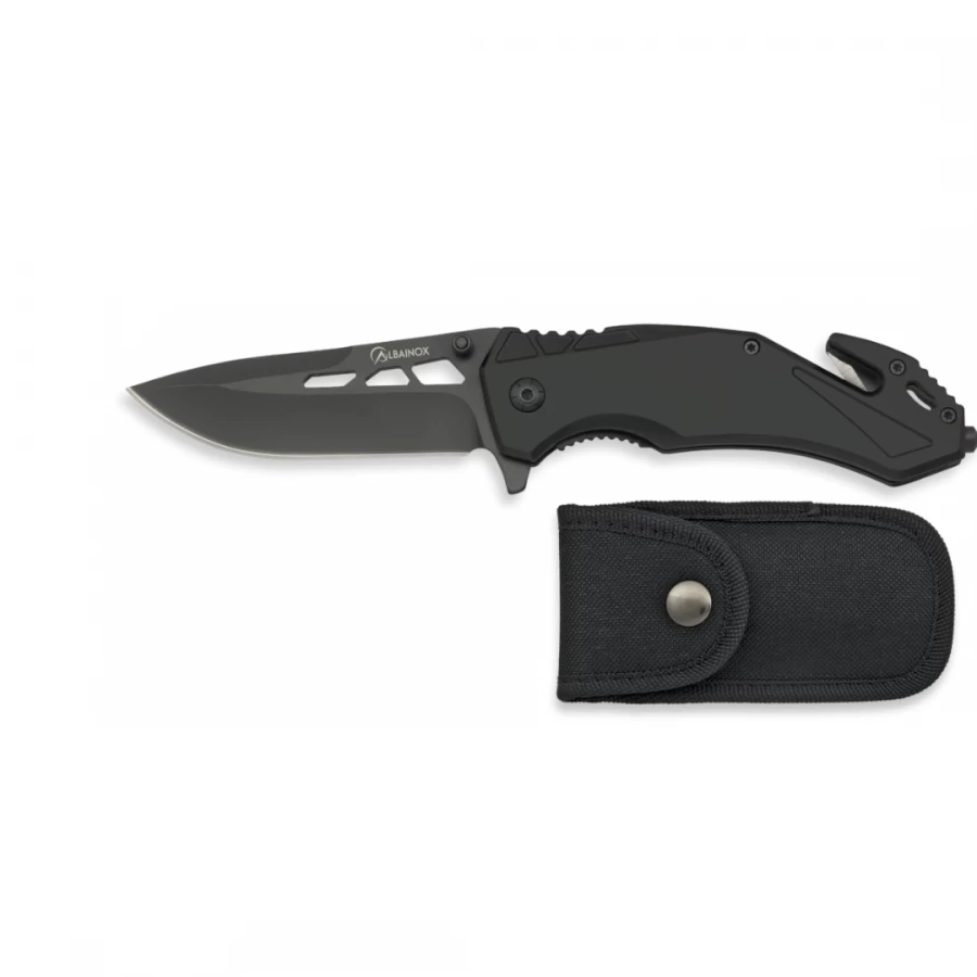 Navaja Seguridad Negra. h. 8.5