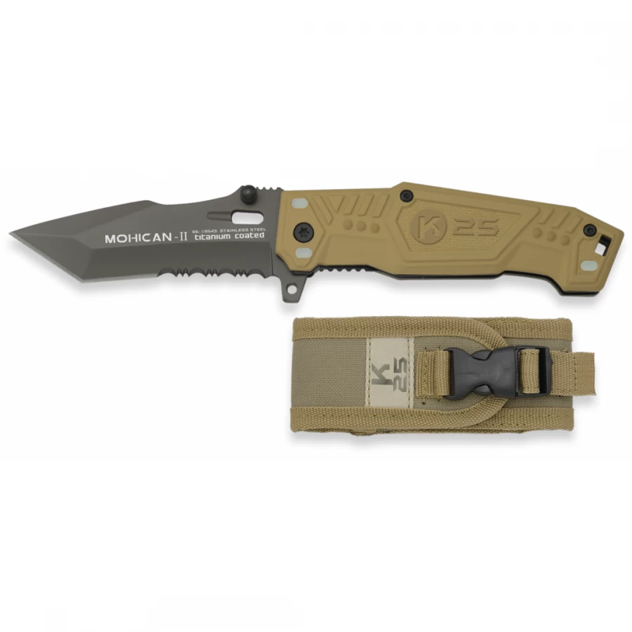 Navaja K25. MOHICAN 2. Titanium c. 7.8