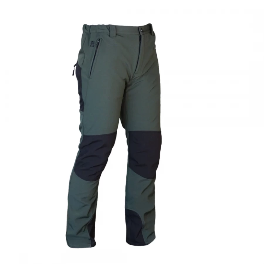 Pantalón soft shell caqui/negro Javalambre