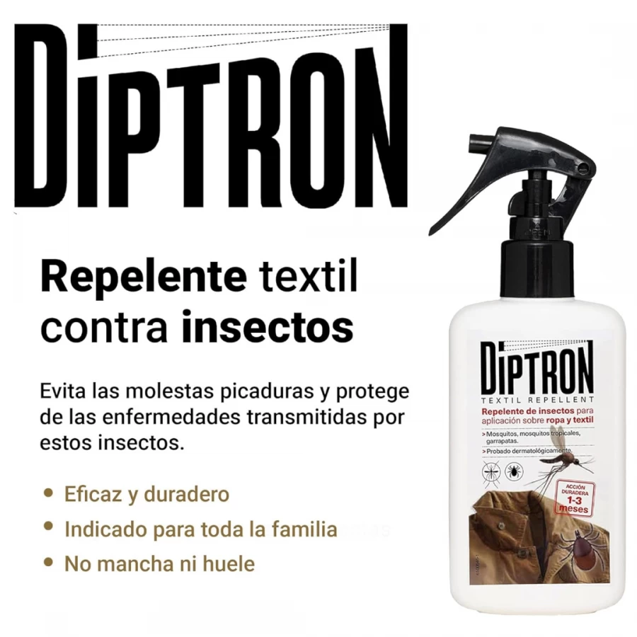 Repelente de Insectos Textil  Diptrón  100ml