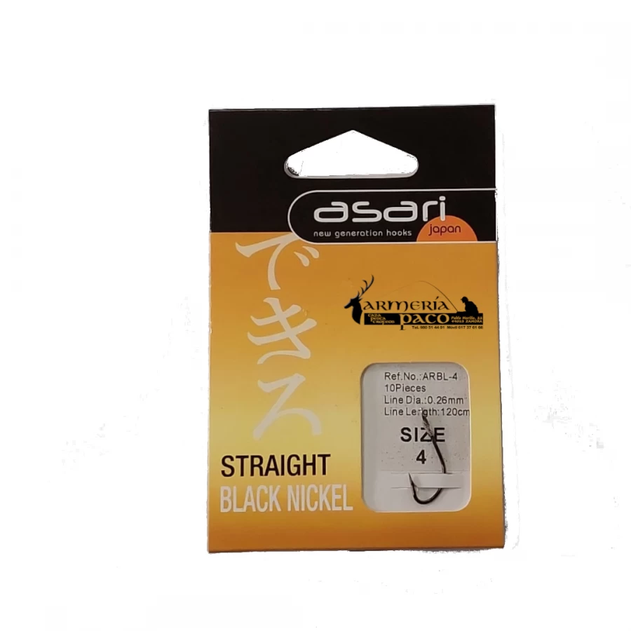 Straight Black Nickel