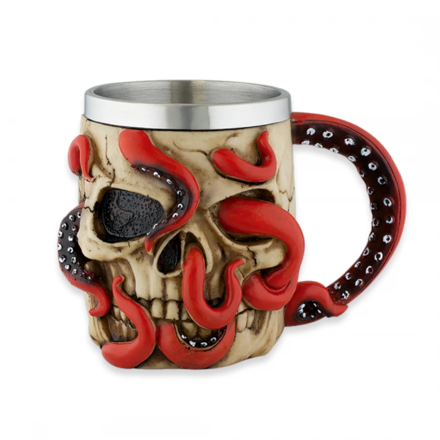 Taza Resina Pulpo - Calavera