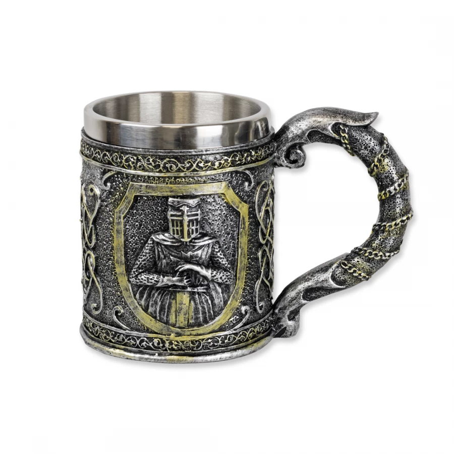 Taza Decoración Templarios 12 cm