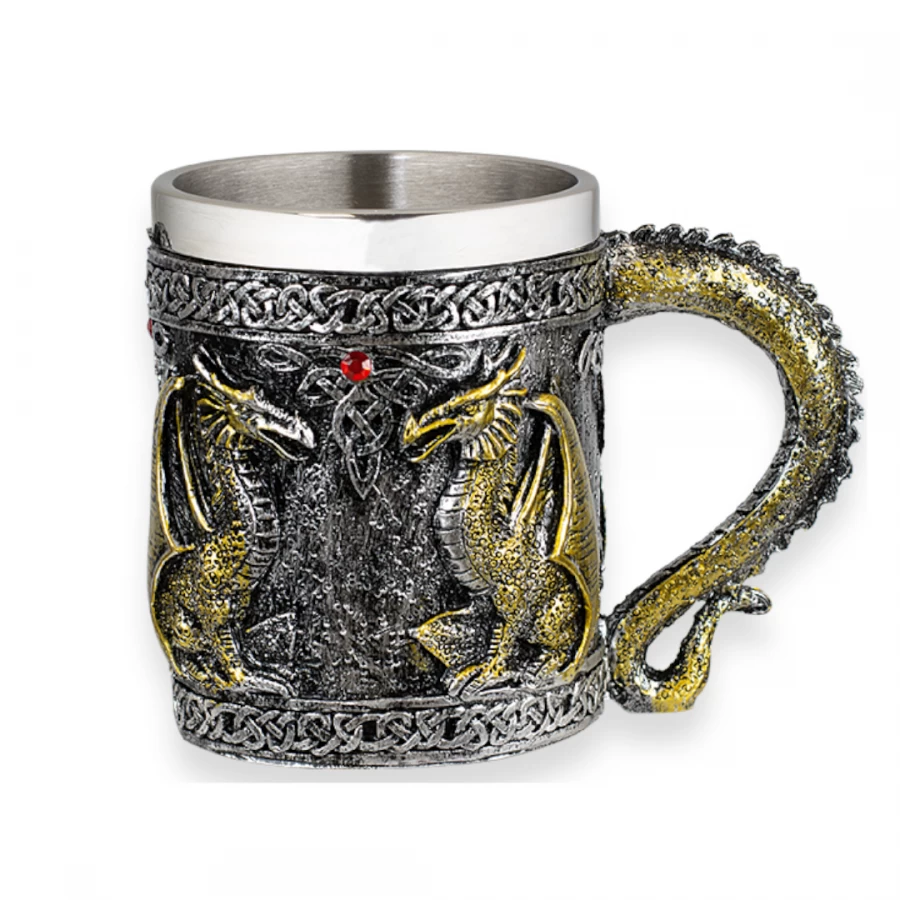Taza Resina Dragones