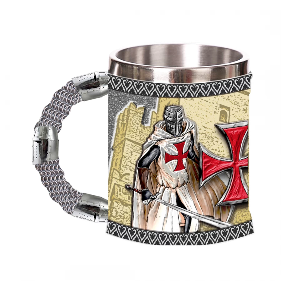Taza Resina Templaria Knight