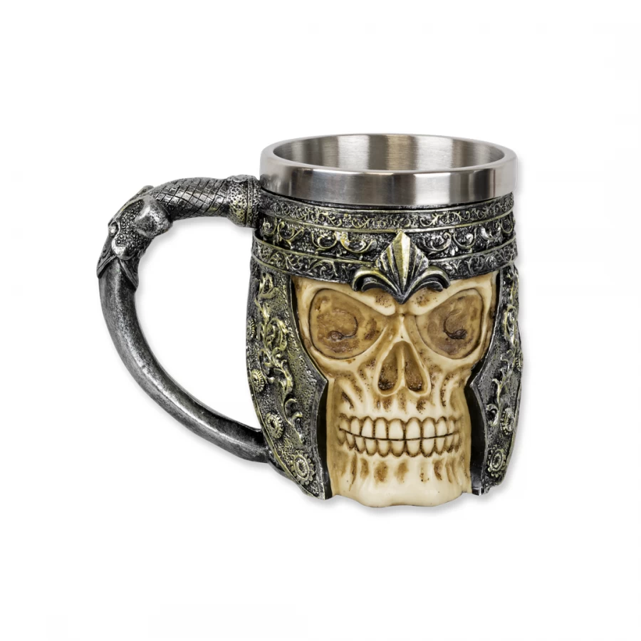 Taza Decoración Calavera 12 cm